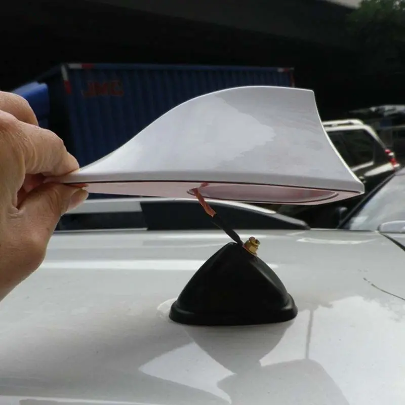 

For Peugeot 207/307/308/408/508 Car Shark Fin Antenna Adhesive Car Roof Aerial Shark Fin Radio Antena Tiburon