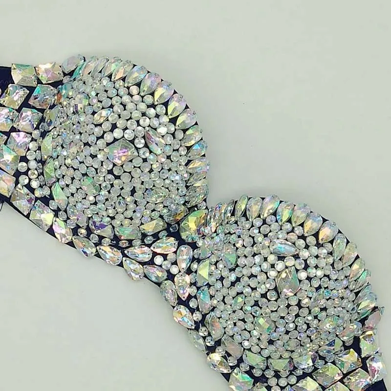 2019 venus vacation diamond bikini hot selling Bras Jacket sexy women swimwear rhinestone bling stones swimsuit beachwear