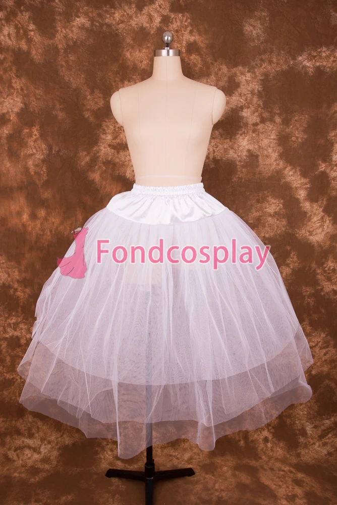 

Fondcosplay, эротическая одежда для взрослых, женская, белая, Женская подъюбник, аксессуары, сделано по индивидуальному заказу [Q005]