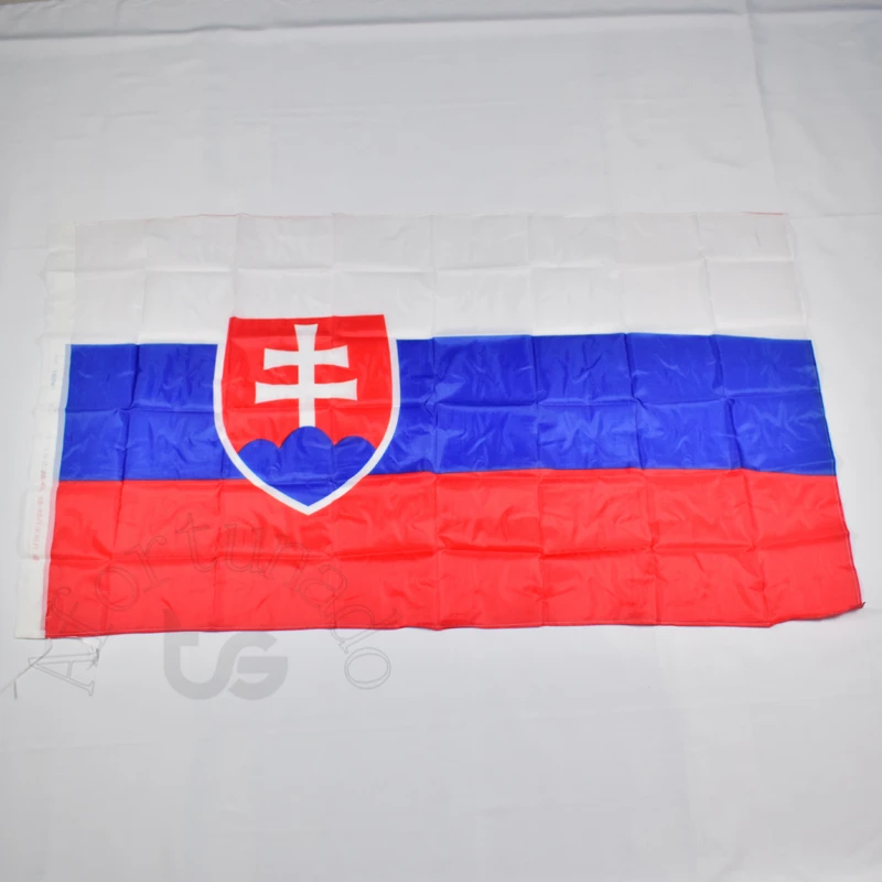 Slovakia slovak 1piece 90*150cm  3x5 Foot flag Banner Hanging National flag  for meet,Parade,party.Hanging,decoration