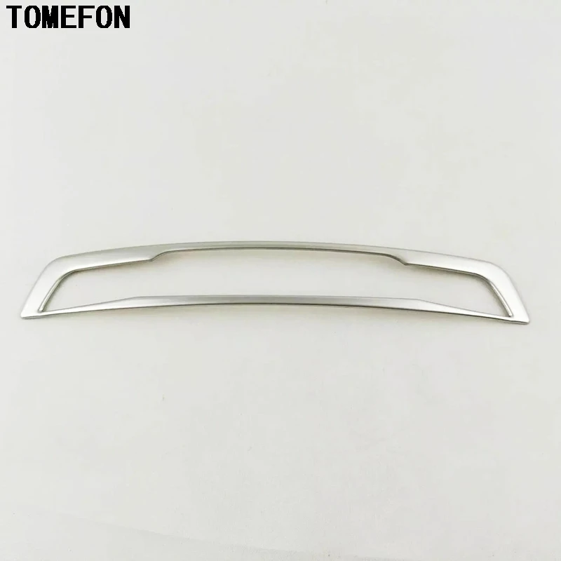 For Peugeot 308 2016 2017 Stainless Steel Central Control Button Decorative Frame Fault Lights Demister Button Trim Car Styling