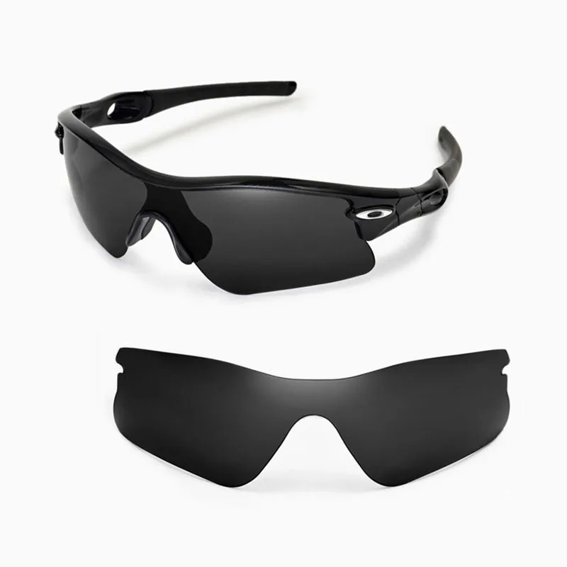 

Walleva Polarized Black Replacement Lenses for Oakley Radar Range Sunglasses OO9056 US/CN shipping