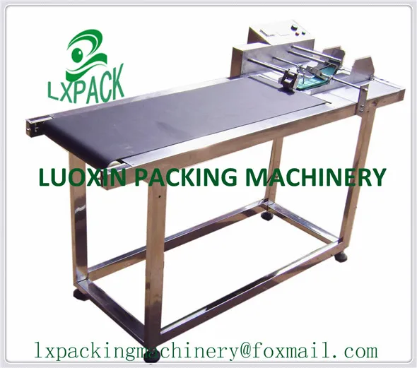 LX-PACK أدنى سعر المصنع cij النافثة للحبر الطابعات المحمول سيور ناقلة التلقائي الترحيل آلة البيض الناقل حامل دعم