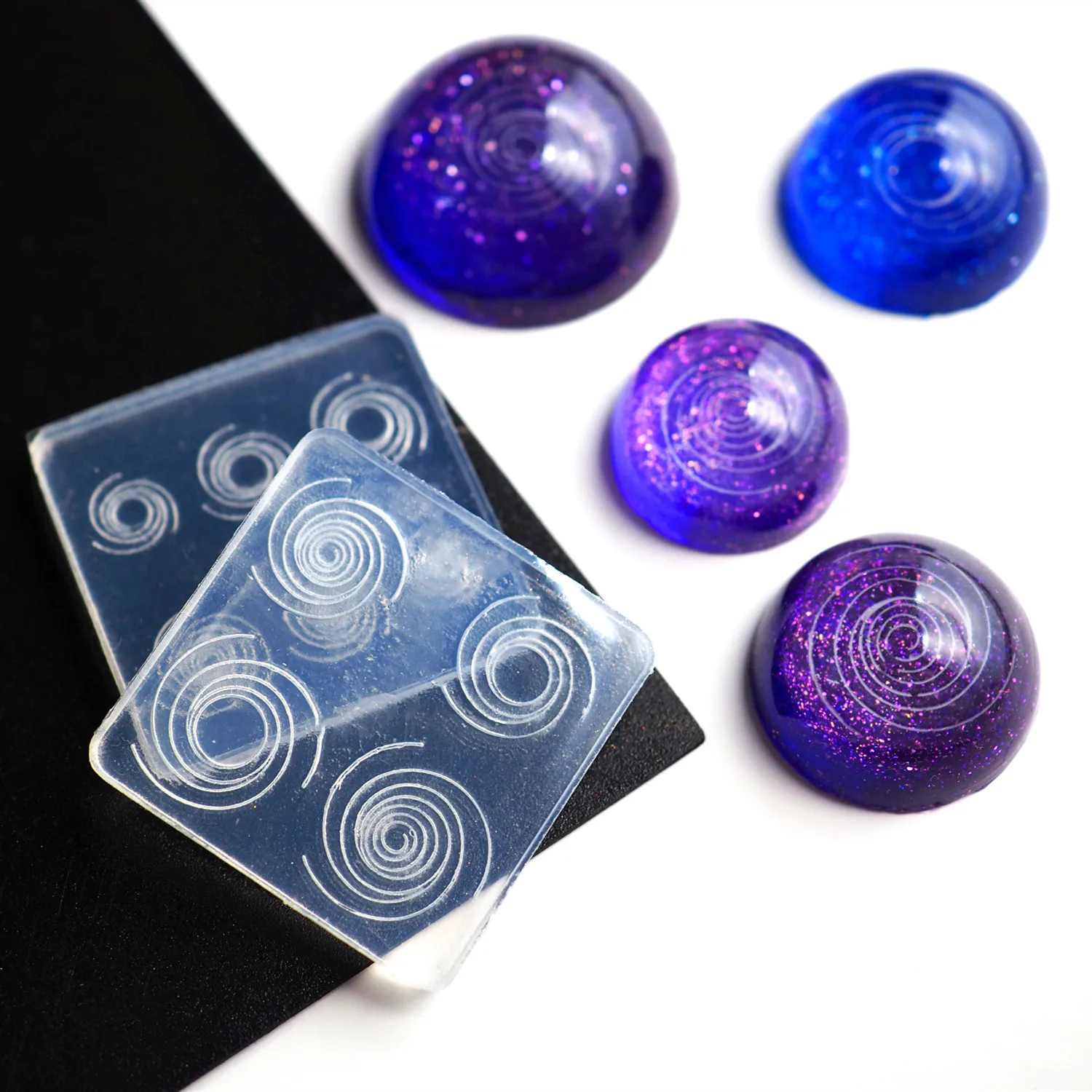 1PC Sky Spiral  Shaped Jewelry Tool Jewelry Mold UV Epoxy Resin Silicone Molds for Making Jewelry
