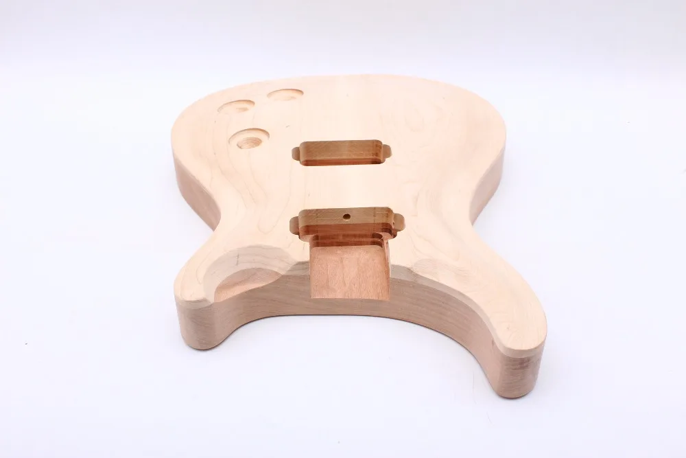 New  electric Guitar body  one pcs  MAHOGANY MADE  maple