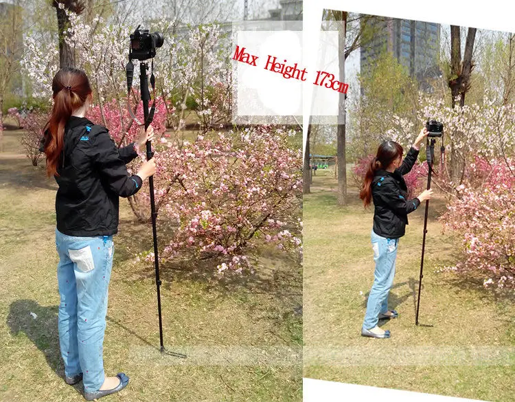 Weifeng WF-W1007 Aluminium Pro Monopod with Ball head For Video Photo camera