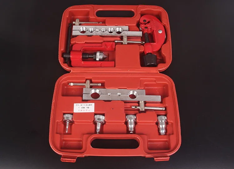 

8pcs/kit flaring tool set for ream copper tube aluminium pipe 3-19mm with a tube cutter,air condition reparing tools