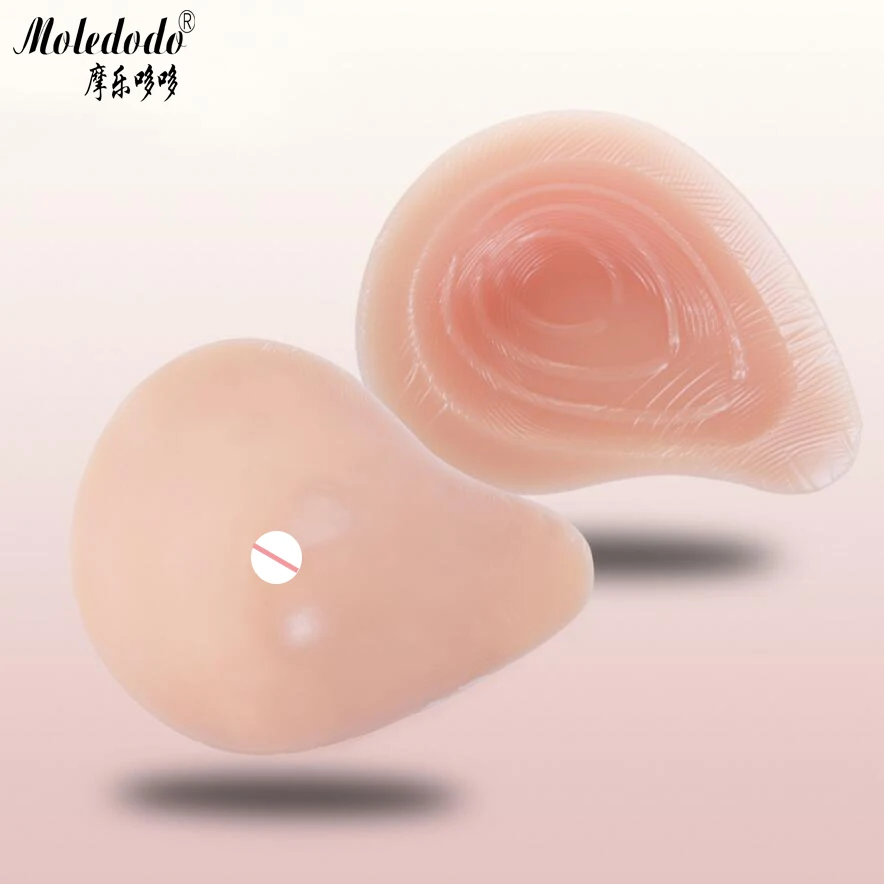 High-grade Breast Protheses Surgical Silicone Breast Fake Breast Breathable Fake Chest Pad Spiral Chest Pad Insertion D50