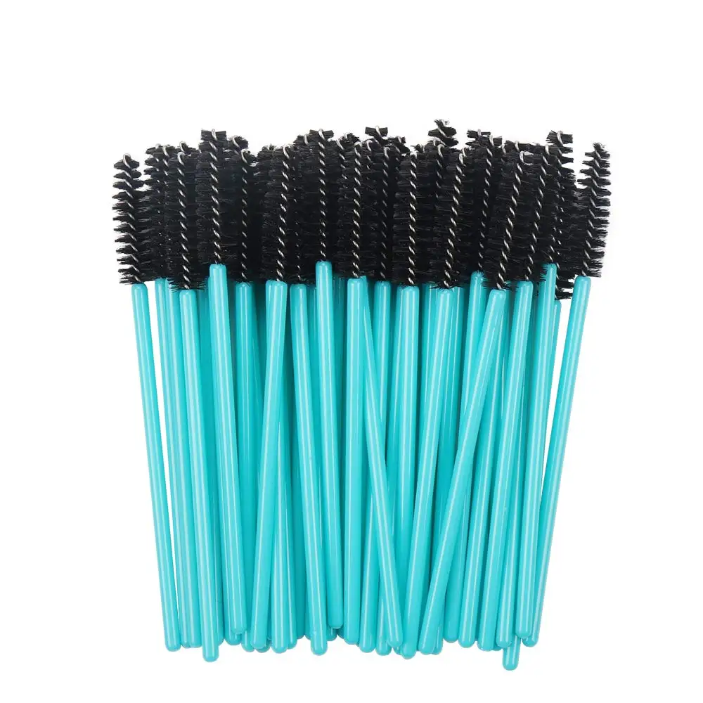 Baguettes de Mascara, brosses à cils jetables pour Extensions de cils, kit d'outils en vrac, bleu/noir, 200 pièces