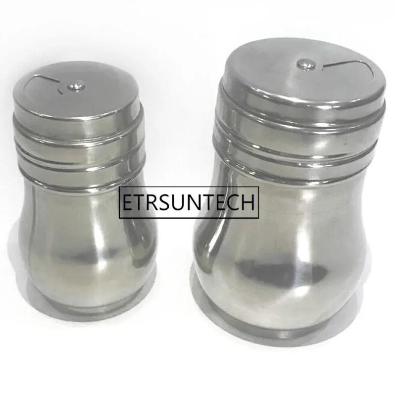 96pcs Stainless Steel Salt Shaker Jar Sugar Pepper Toothpick Storage Bottle BBQ Picnic Seasoning Storage Jars