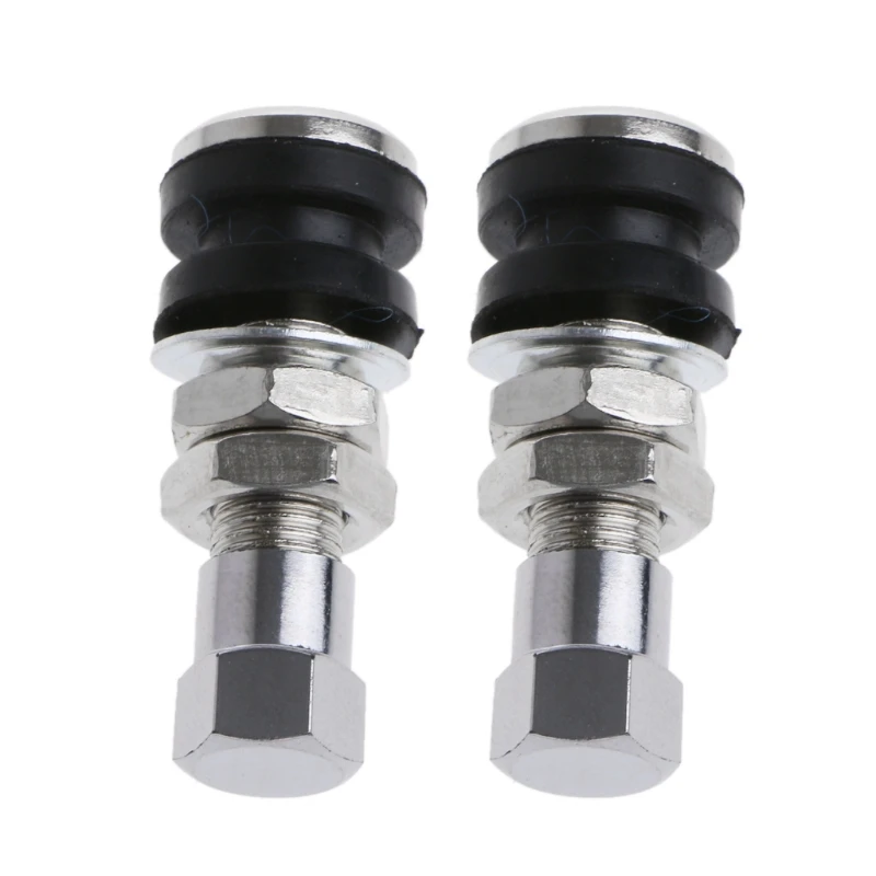 1 Pair Easy to carry Tire Wheel Valve Tubeless No Tube Stem for Motorcycle Car Bike ATV Bicycle