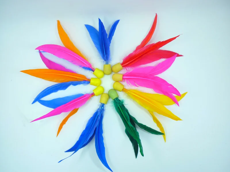 5 pezzi Palline da badminton per esercizi all'aperto Volani da allenamento all'aperto Sport intrattenimento badminton bambini che giocano