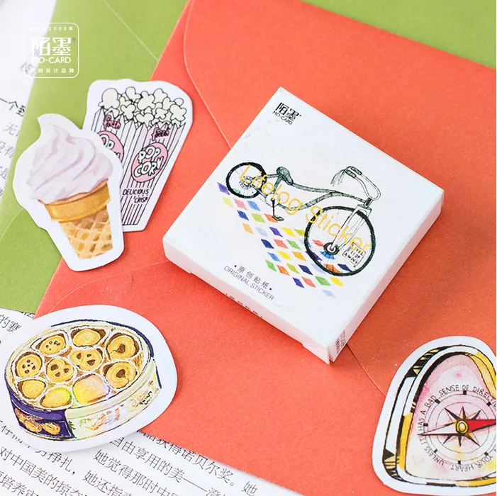 45 pcs/1set kawaii Deco Cat Flower Scrapbooking planner stickers/sticky notes/gift sealing paste/office supplies Cute stationery