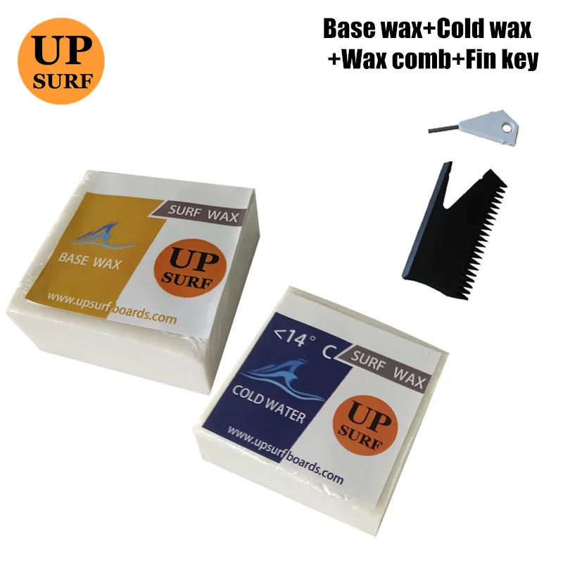 Surfboard Base Wax+cold/warm/Tropical/cool waxWater Wax and surf wax comb with fin key natural surf wax