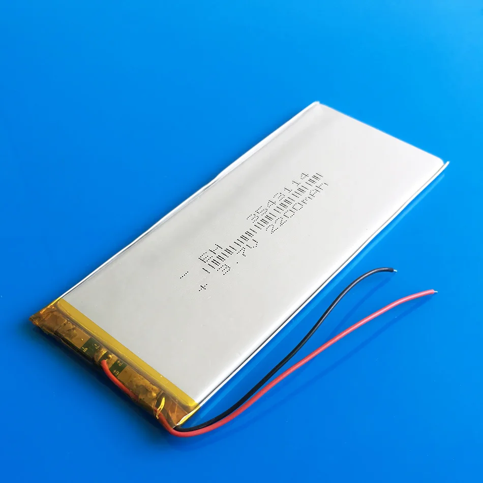 3.7V 2200mAh Lipo Polymer Lithium Rechargeable Battery cells 3543114 For MP3 GPS Navigator DVD Power Bank Tablet PC Keyboard PAD