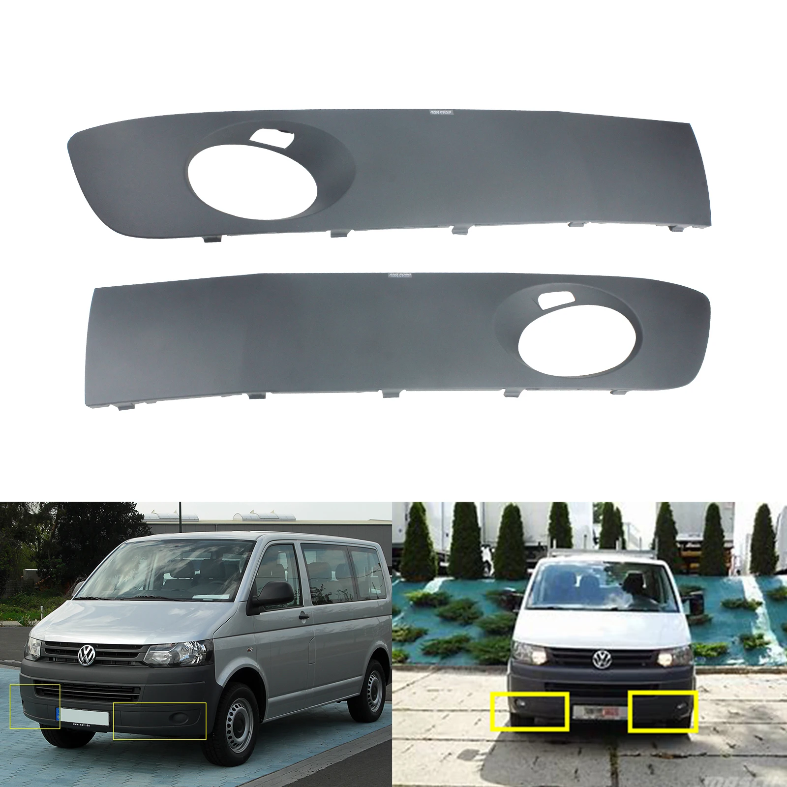 

Для VW T5 Transporter 2010-2015 передний бампер противотуманная фара крышка гриль левая и правая