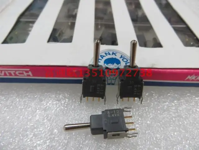 

N KK A-13AB Toggle switch 0.4VA Gold-plated 3-pin, 3-position with mounting bracket Moving head switch