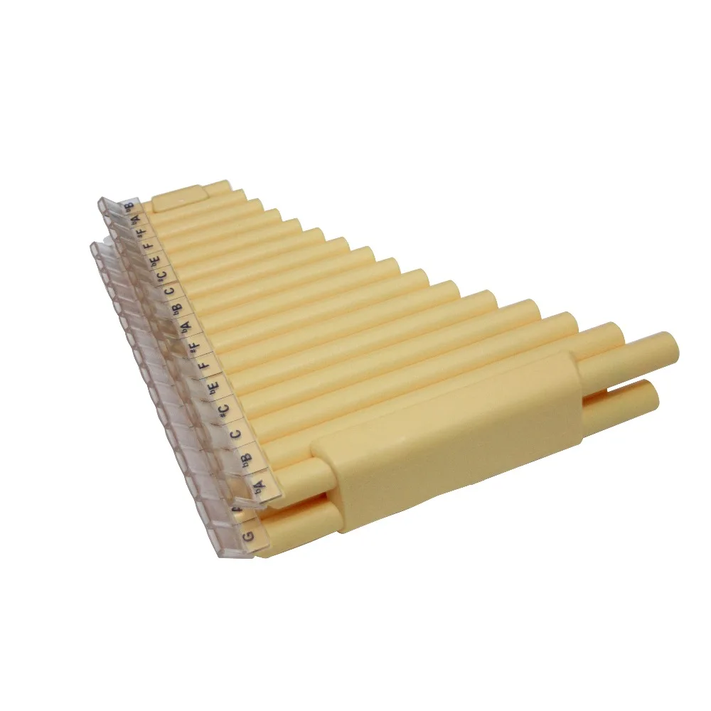 32 Pipes Pan Flute Double 16 Pipes Panflute C Key Beginner School Teach Music Instrument