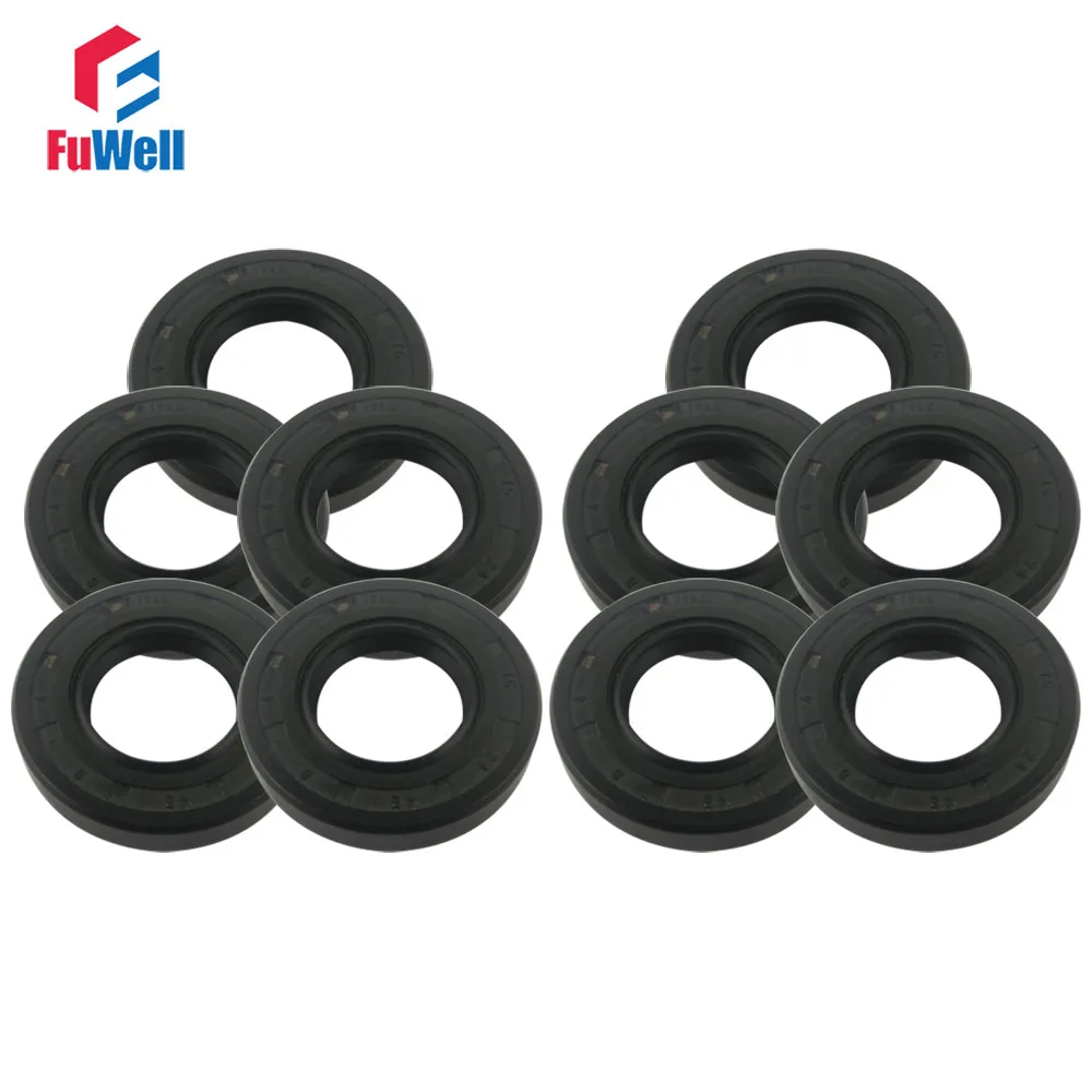 

10pcs Skeleton Oil Seal 20x30x7mm /20x30x10/20x32x7/20x34x7/20x35x7/20x40x7mm TC Type NBR Black Radial Shaft Seal Ring Gasket