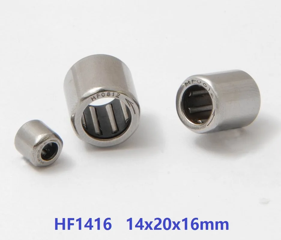 

100pcs/lot HF1416 14x20x16 mm Drawn Cup One Way Clutch Needle roller Bearing 14*20*16mm