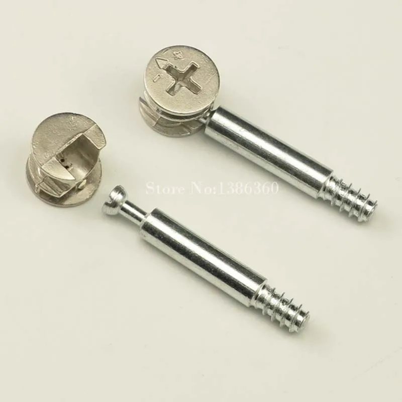 

10PCS 43mm Alloy Bolt Nut Sets Screws Fastenings Connection Fittings For Cabinet Wardrobe Cupboard Wooden Furniture CP453