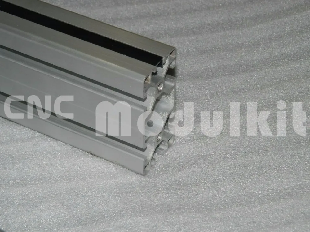 4080L Profil Aluminium untuk CNC Router Aluminium Bingkai Ekstrusi Profil Gratis Pemotongan Perangkat Peralatan Konstruksi CNC Modulkit