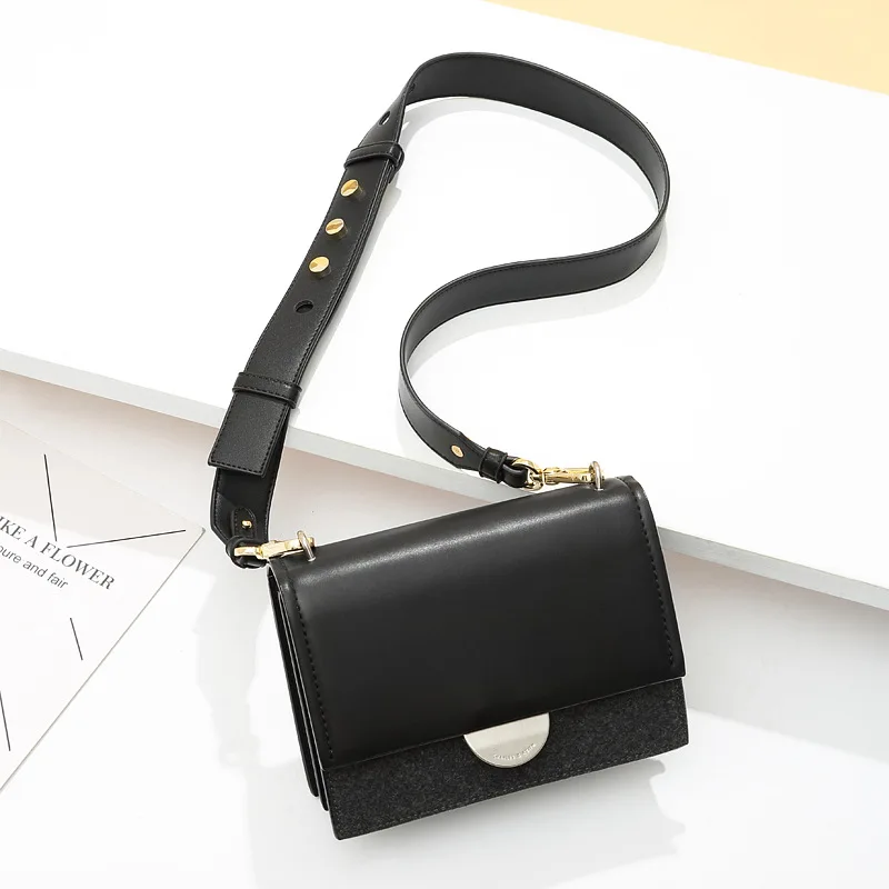 Genuine Leather Wide Shoulder Bag Strap Adjustable Length 90cm-110cm Fashion Luxury Women Bag Handles Belts Accessories KZ151370