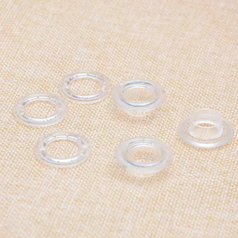 3/8 Inch ( Inner Diameter ) Plastic Grommets / Eyelets, White Finish Small plastic eyelet for bags 300pcs/lot