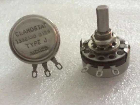 

CLAROSTAT Mexico Single precision potentiometer 1582530 25K shaft 22MM switch