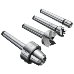 Wholesales 4pcs MT1 Wood Lathe Live Center And Drive Spur Cup MT1 Arbor with Wooden Case