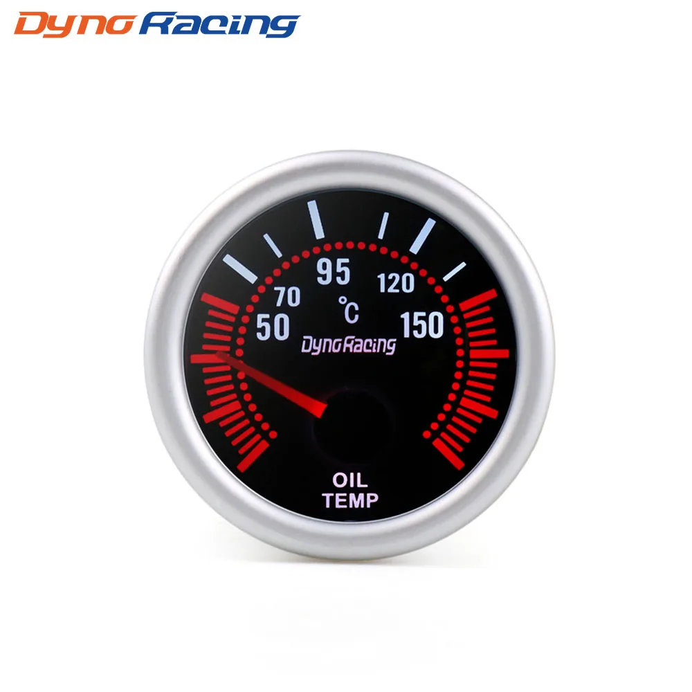 Dynoracing 2 ''52mm Universal Rauch Objektiv Digital Öl Temp Temperatur Gauge 50-150C 12 V LED Oil temp sensor auto gauge BX101313