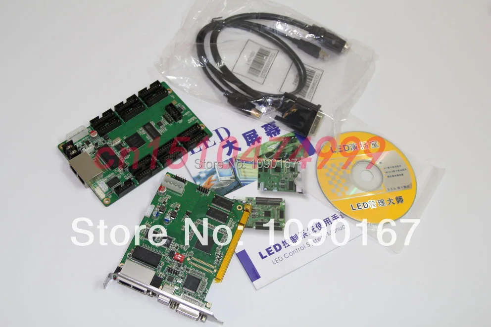 LED Display Indoor full color P6 SMD Module 24Pcs +Linsn TS802D Sending card +RV908 Receiving card+power supply 3Pcs