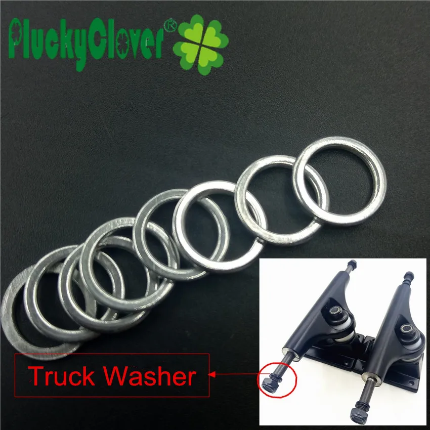 

8pcs Skateboard Axle Washer Steel Longboard Truck Washer Axle Ring Sliver Black Penny Fish board Longboard Repair Speed Rings