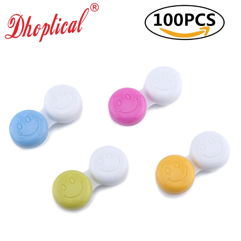 

contact lens case 100pcs smile case hot sell wholesale