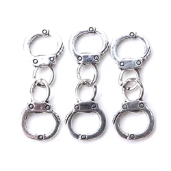 10pcs/lot 18mm x 12mm Handcuffs Charms Antique Silver Color Great Quality for diy jewelry accessories findings handmade making