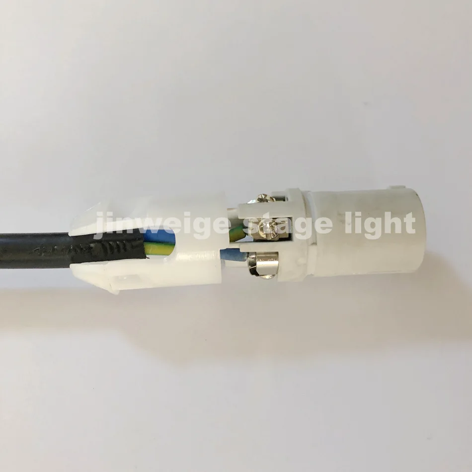 Imagem -05 - Cabo de Extensão de Energia para Iluminação Principal Movente Cabo Powercon Conectores Azul e Branco 1.5m mm tipo ac Feixe r7 5r Pcs por Lote