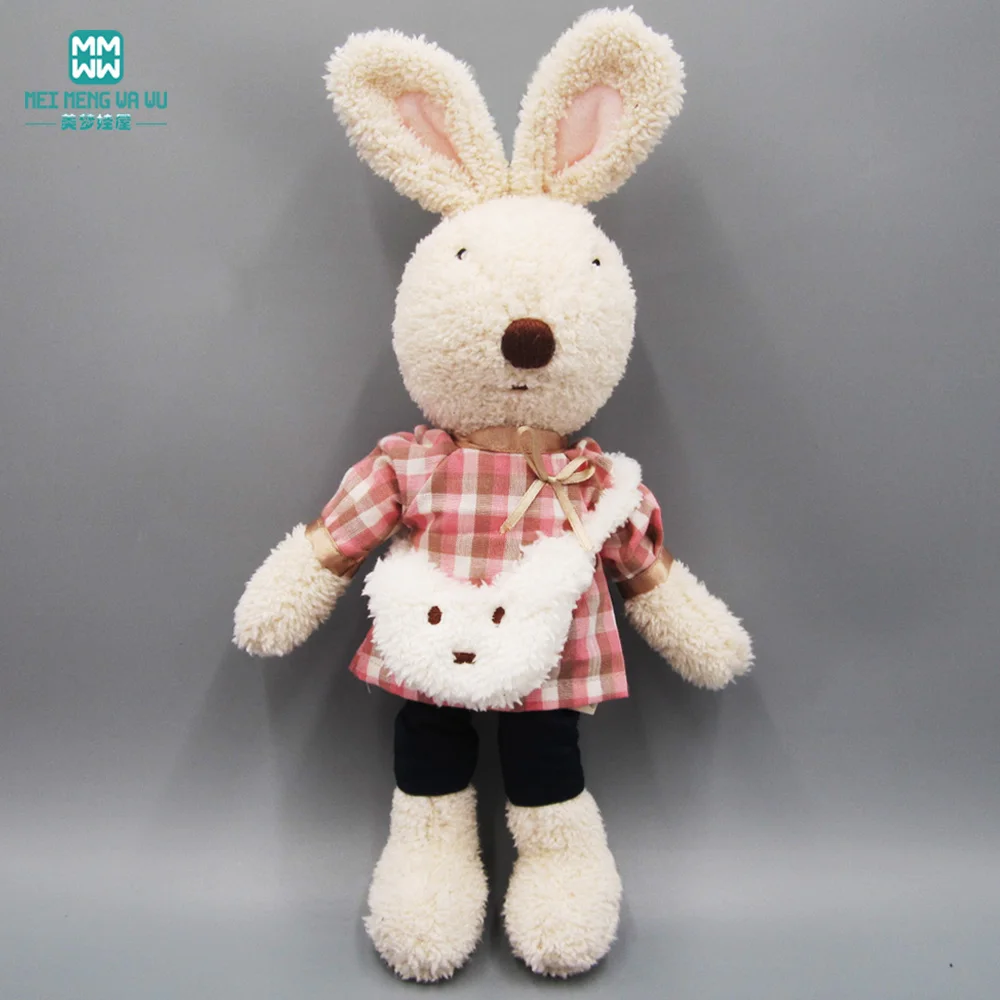 30cm Doll Clothes for 1/6 BJD Doll rabbit Cat Bear Plush Toys Soft Dress Skirt Sweater