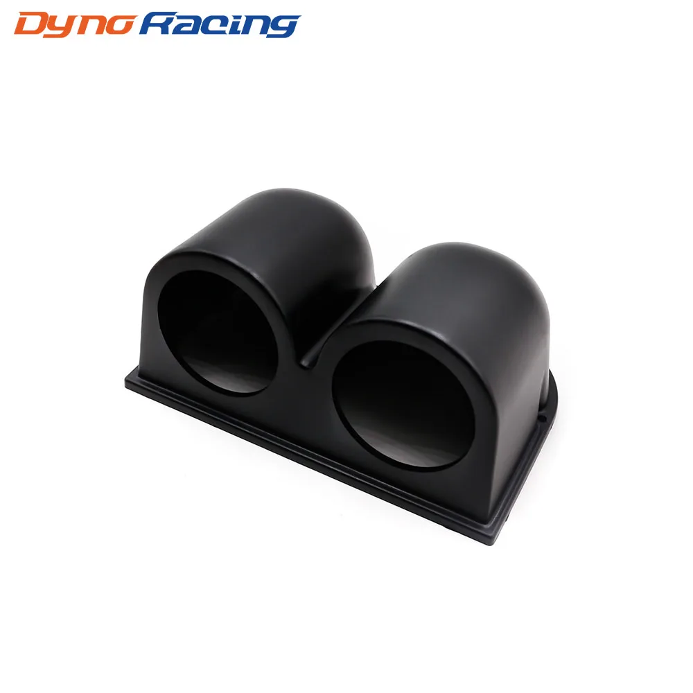 Double Dual Gauge Pod 52mm 2 Holes Gauge Pod Gauge Cup Dash Pod Mount Holder Plastic Holder Auto Car Meter