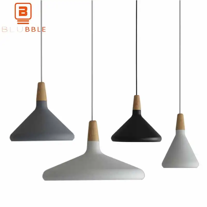 

BLUBBLE Vintage Lid Pendant Lights Northern Europe Personality Funnel Pendant Lamp AC 90-260V Cord Pendant Bedrooms Hanglamp