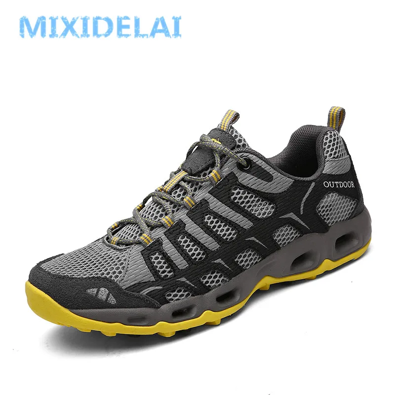 MIXIDELAI New Summer Men Sneakers Fashion Spring Outdoor Shoes Men Casual Men\'S Shoes Comfortable Mesh Shoes For Men Size 39-46