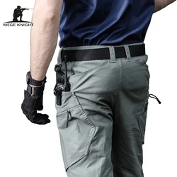 Mege Brand Military Army Pants Men's Urban Tactical Clothing Combat Trousers Multi Pockets Unique Casual Pants Ripstop Fabric