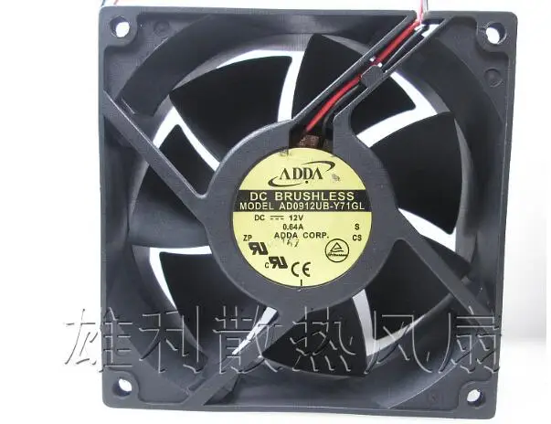 Original  ADDA  AD0912UB-Y71GL 12V 0.64A 9CM 90322 line inverter cooling fan