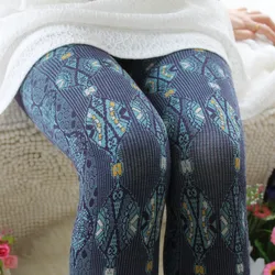 LYNETTE'S CHINOISERIE Spring Autumn Women Vintage Japanese Style Mori Girls Jacquard Leggings Pantyhose