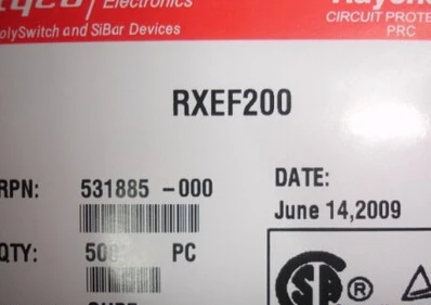 

500PCS x RXEF200 X72 XF200 60V 72V 2A PTC Resettable Fuse