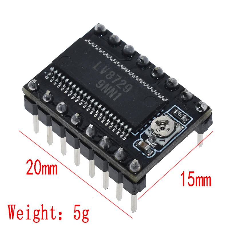 LV8729 Stepper Motor Driver 4-layer Substrate Ultra Quiet Driver LV8729 Driver Support 6V-36V Full Microstep Driver Controll