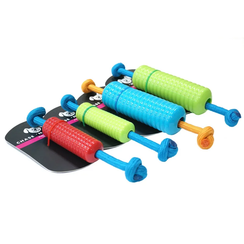 CAITEC Dog Toys Rope Tube Soft Durable Floatable Interactive for Chewing and Tugging Bite Resistant Suitable for Interaction