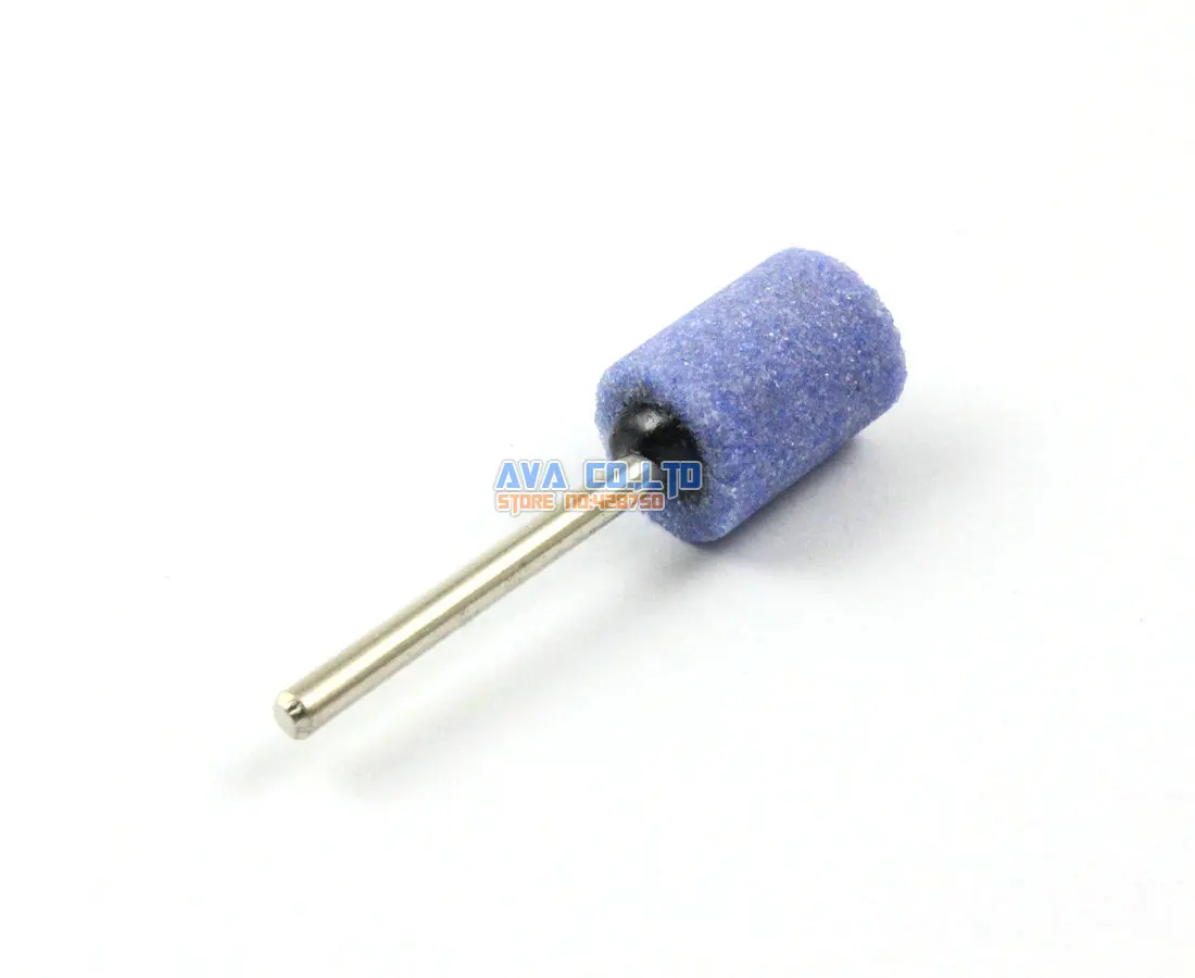 20 Pieces 12x16mm Mounted Point Blue Aluminum Oxide Abrasive Grinding Stone Bit 3mm Shank