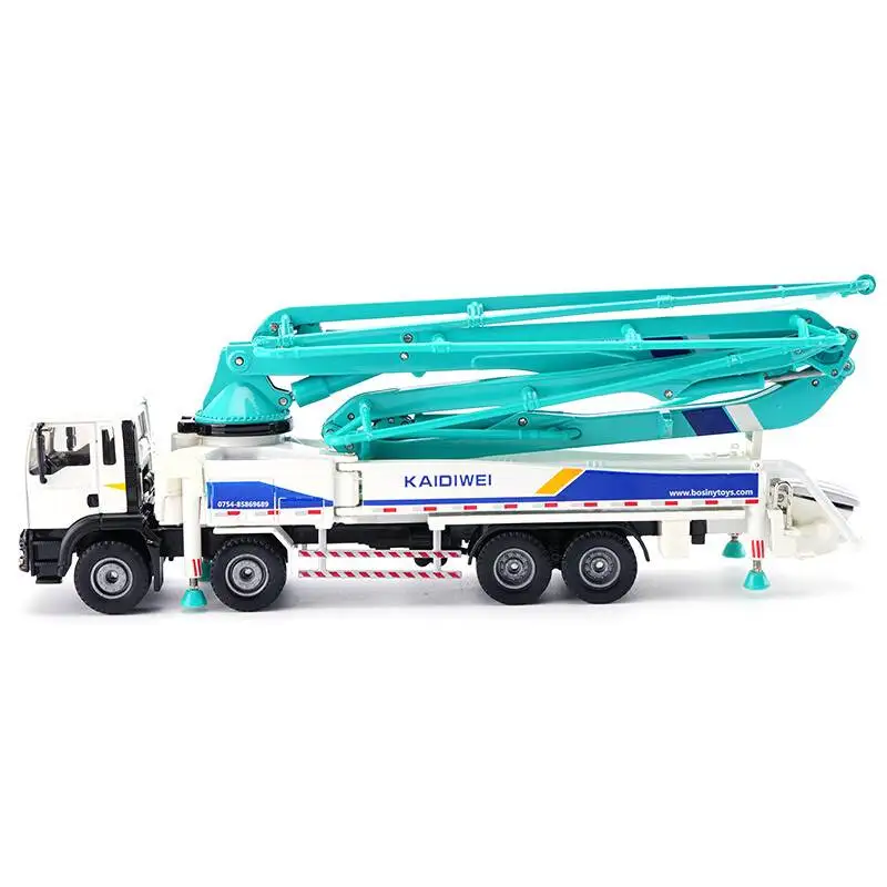 High quality 1:55 concrete pump truck alloy model,simulated metal engineering truck,exquisite collection and gifts,free shipping