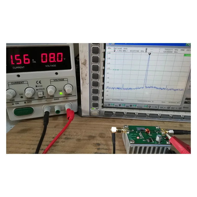 AIYIMA 433MHz 8W Power Amplifier Board RF HF High Frequency Amplifiers Digital Power Amplificador