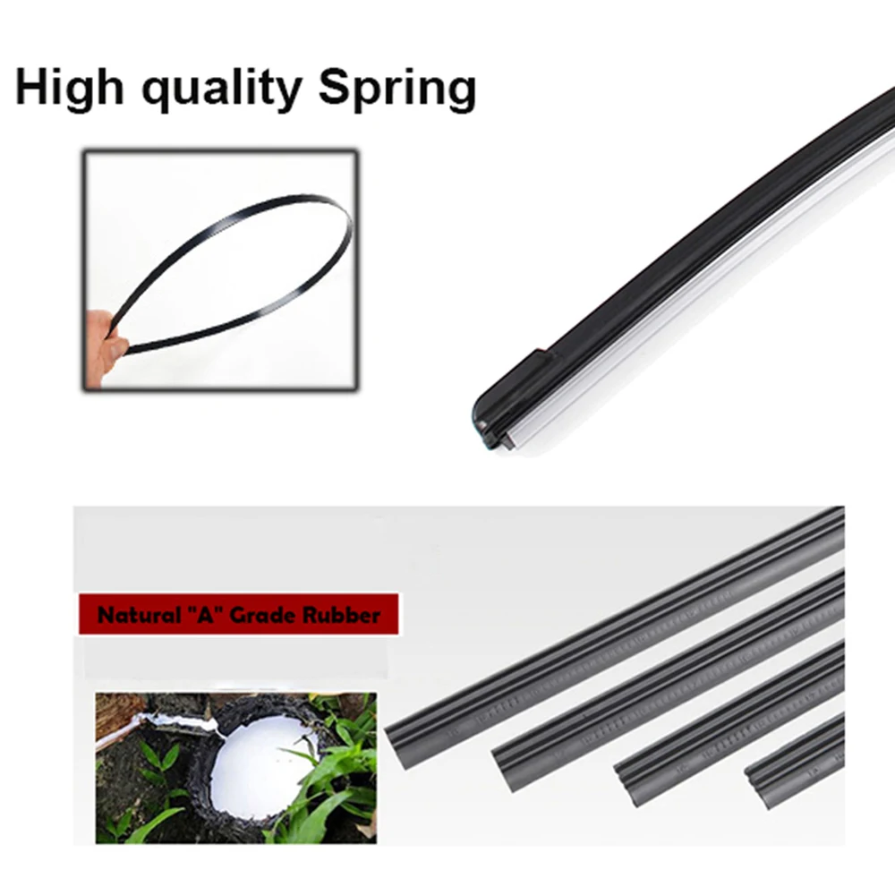 Misima Windshield Windscreen Wiper Blades For Audi A3 S3 8V Front Rear Window Wiper Set 2012 2013 2014 2015 2016 2017 2018 2019